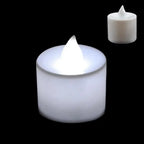 Flameless LED Tea Lights Candles Battery Powered Coloful Flickering Pillar Candles Votive Tealight Romantic Party Home Decor