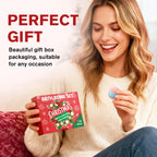 Christmas Bath Bomb Set - 12 PCS Salt Bath Ball with Essential Oils & Shea Butter, Moisturizing Foot Soak for Relaxation