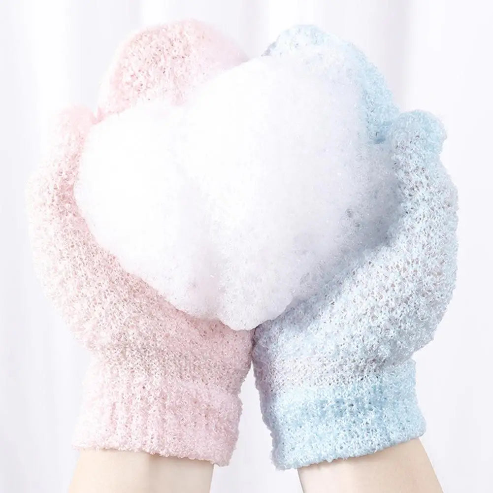 Scrub Bath Gloves Body Cleaning Washcloth Soft Brush Home Massage Exfoliating Decontaminating Sponge Lazy Bath Gloves