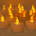 LED Candles 24/12 Pack Flameless Flickering Tea Light Warm White Candle for Party Wedding Birthday Christmas Gifts Home Decor
