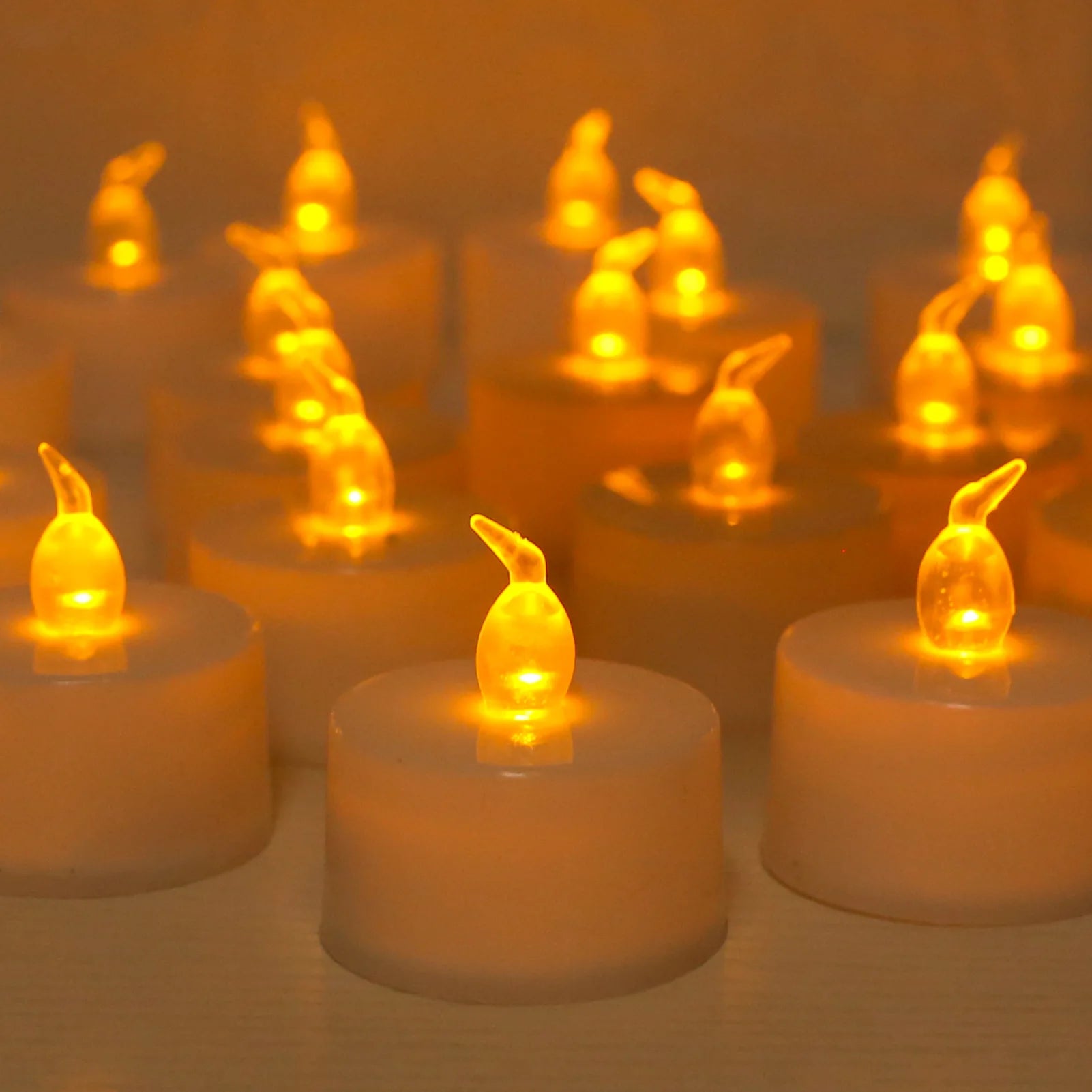 LED Candles 24/12 Pack Flameless Flickering Tea Light Warm White Candle for Party Wedding Birthday Christmas Gifts Home Decor
