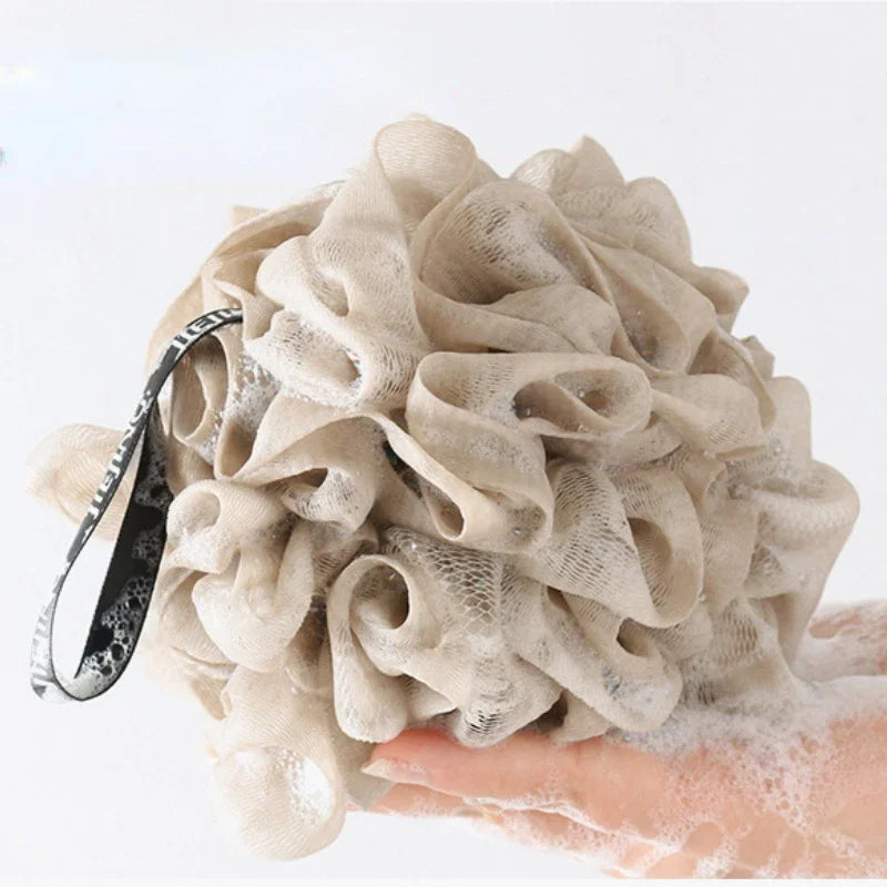 Soft Mesh Bath Sponge Balls Body Cleaner Exfoliating Scrubbers Bath Ball Nylon Cleaning Brushes Shower Puff Bath Flower