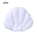1PC Inflatable Bath Pillow With Suction Cups Soft Spa Neck Support Pillow Bathtub Anti-slip Fan-shaped Cushion Bathing Accessory