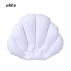1PC Inflatable Bath Pillow With Suction Cups Soft Spa Neck Support Pillow Bathtub Anti-slip Fan-shaped Cushion Bathing Accessory