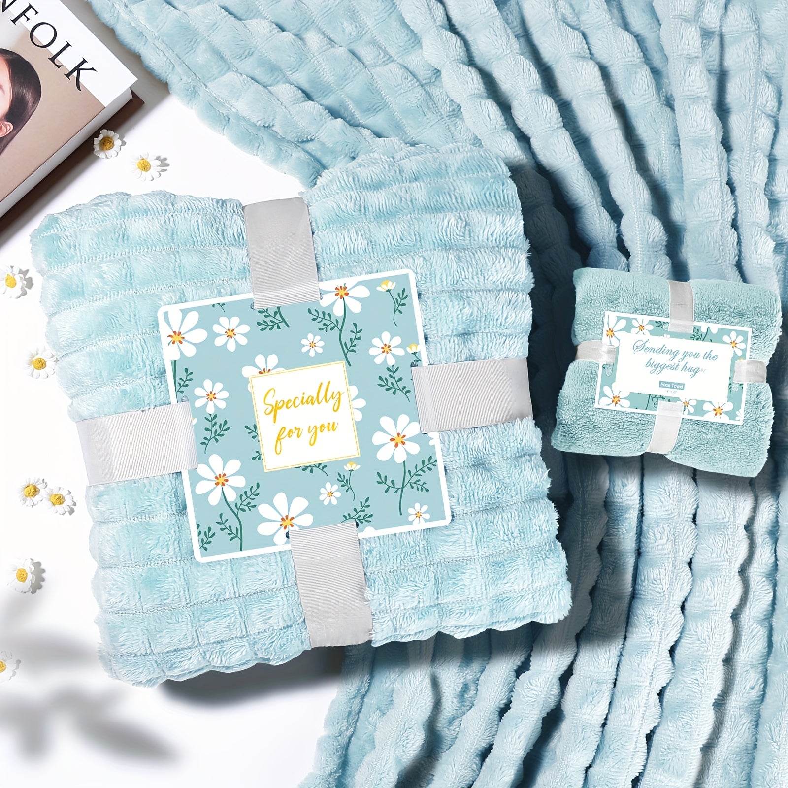 Spa Gift Basket Set for Women - Luxury Self-Care & Relaxation Gift Box with Eucalyptus Bath Bombs, Lavender & Mint Scented Candles, Bath Salts, Face Masks