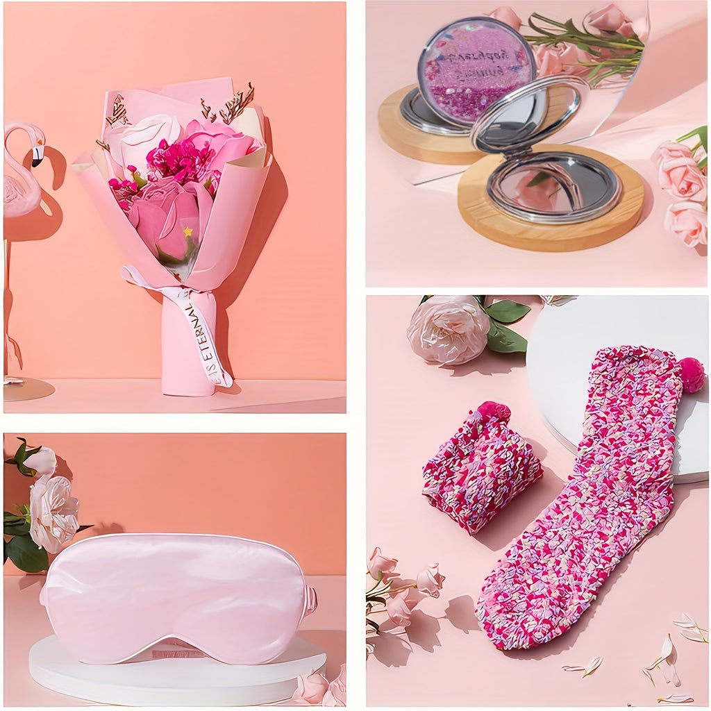 Gifts For Women, Anniversary, Birthday Gifts For Women, Ideal Gifts For Her, Valentine, Bath Care Gift Box Set - Including Cup, Candles, Self Care Spa Gift Basket, Sister, Best Friend