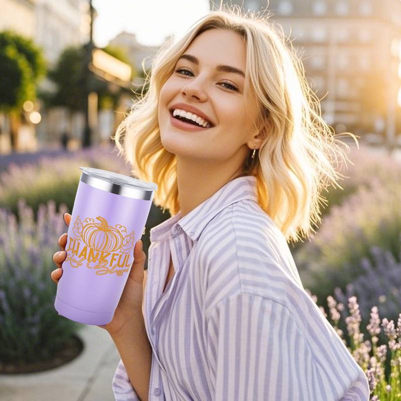 8pcs Lavender Scented Spa Gift Basket Set for Women - Luxury Self-Care Kit with 8-Hour Burn Time Soy Wax s, Bath Bombs, Lavender Sachet & Tumbler-Style - Birthday/Retirement Party Favors for Wife, Mom, Sister, Girlfriend