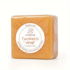 Turmeric Soap Provides Deep Cleansing for Face And Body, Suitable for Both Men And Women, Perfect for Home Use And Travel.