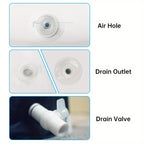 High Quality Thickened Ice Bath Tub With Cover For Cold Water Therapy And Ice Diving, Foldable And Portable Bathtub, Dual-use Hot And Cold Water Constant Temperature Multifunctional Bath Tub For Muscle Soreness Relief And Rel