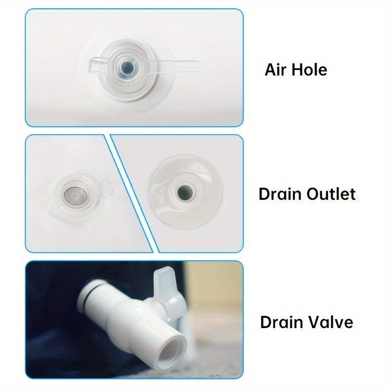 High Quality Thickened Ice Bath Tub With Cover For Cold Water Therapy And Ice Diving, Foldable And Portable Bathtub, Dual-use Hot And Cold Water Constant Temperature Multifunctional Bath Tub For Muscle Soreness Relief And Rel