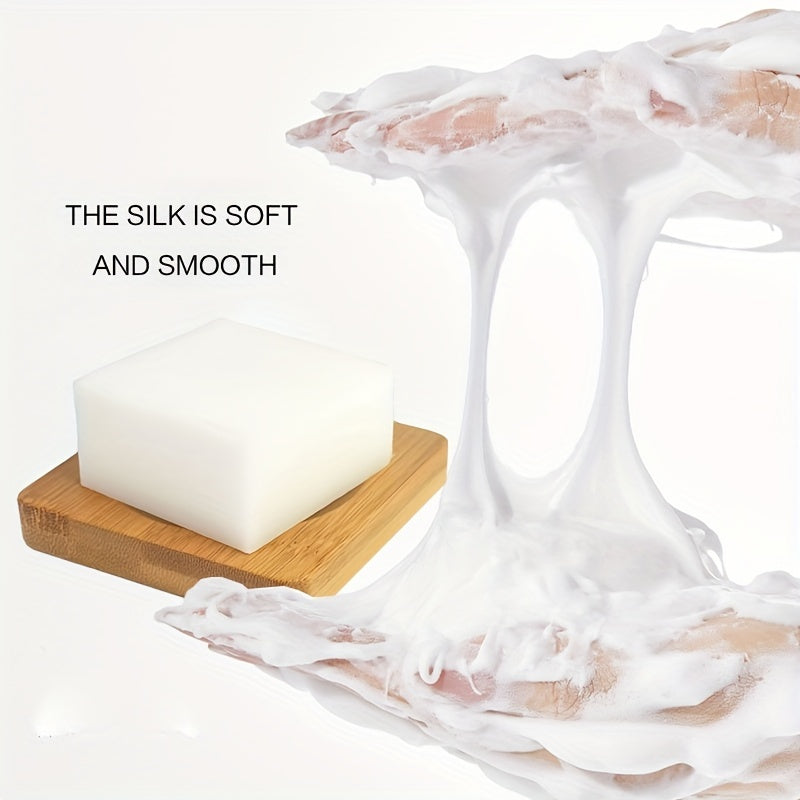 4pcs*100g Protein Milk Handmade Soap, Moisturizing and Brightening Light Beige, Deep Cleanse, Rich and Dense Foam, Brightens Light Beige, Smooths Light Beige, Suitable for Washing Face and Bathing, Men and Women