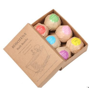 Organic Bath Bomb Set 6 Pack - Image 2